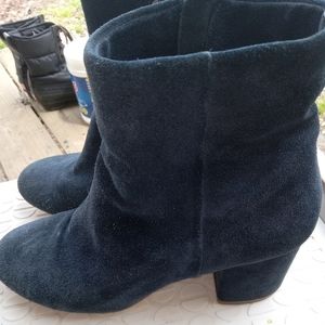 Splendid blue suede boots size 8.5